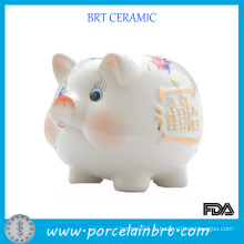 Cadeau de promotion de banque de monnaie en céramique Piggy